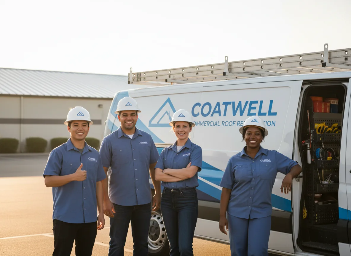 Commercial roof coating company in Divernon, IL